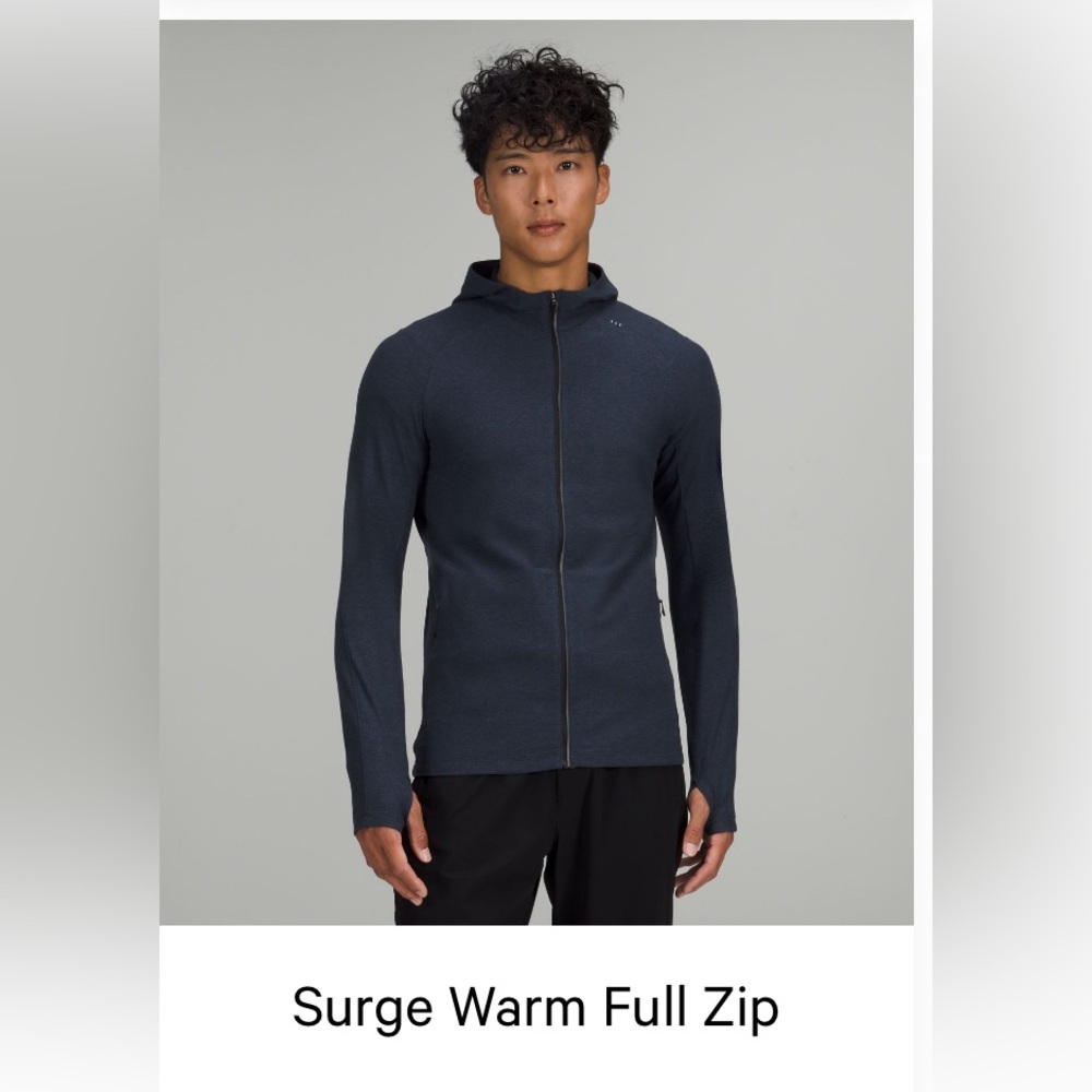 Lululemon Athletica Surge Warm Full Zip